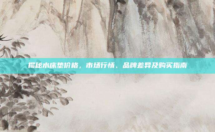 揭秘水床垫价格，市场行情、品牌差异及购买指南