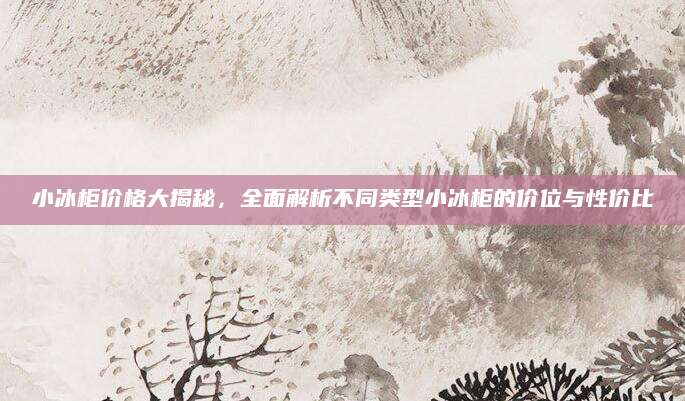 小冰柜价格大揭秘，全面解析不同类型小冰柜的价位与性价比