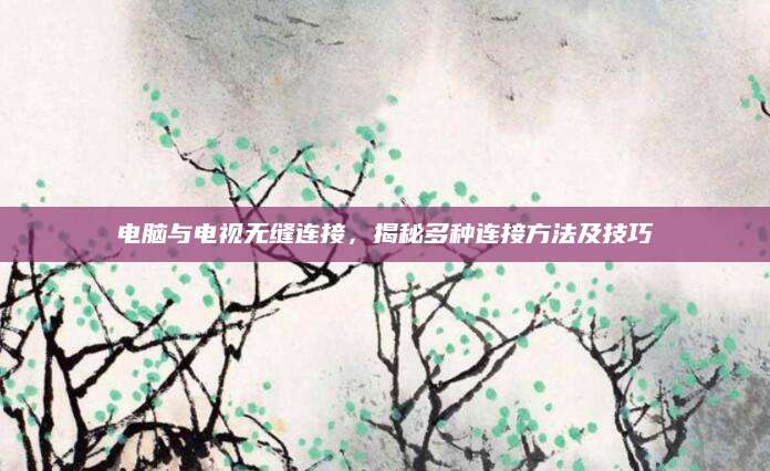 电脑与电视无缝连接，揭秘多种连接方法及技巧