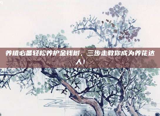养植必备轻松养护金钱树，三步走教你成为养花达人！