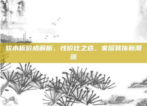 软木板价格解析，性价比之选，家居装饰新潮流