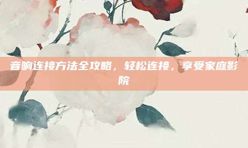 音响连接方法全攻略，轻松连接，享受家庭影院