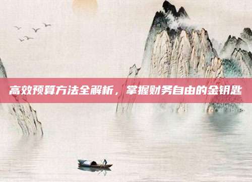 高效预算方法全解析，掌握财务自由的金钥匙