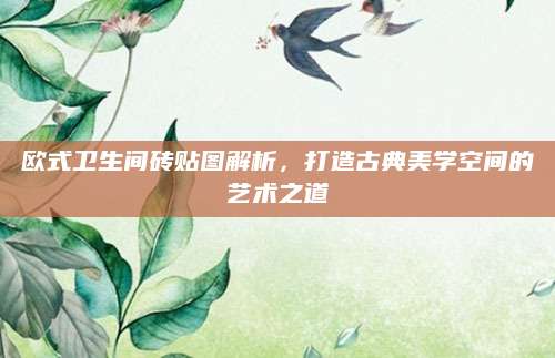 欧式卫生间砖贴图解析，打造古典美学空间的艺术之道