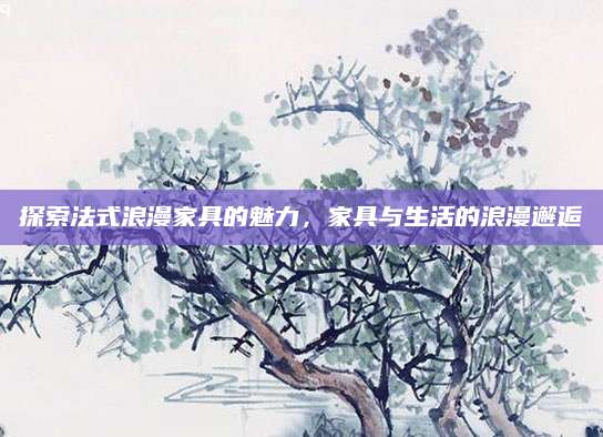 探索法式浪漫家具的魅力，家具与生活的浪漫邂逅