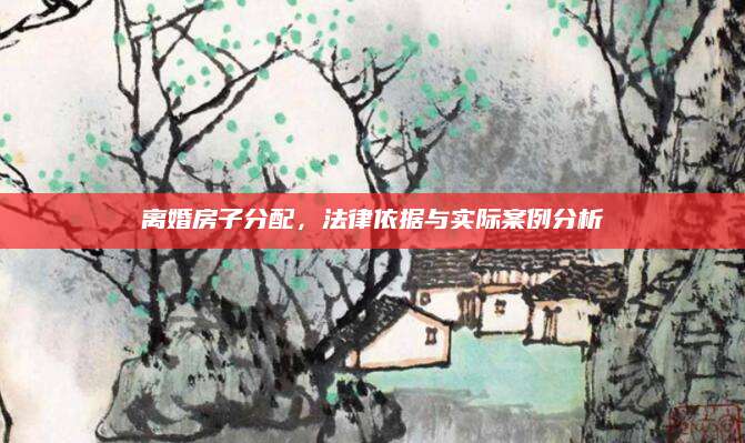 离婚房子分配，法律依据与实际案例分析
