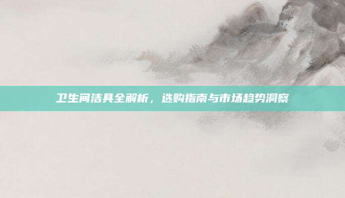 卫生间洁具全解析，选购指南与市场趋势洞察