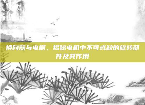 换向器与电刷，揭秘电机中不可或缺的旋转部件及其作用