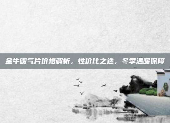 金牛暖气片价格解析，性价比之选，冬季温暖保障