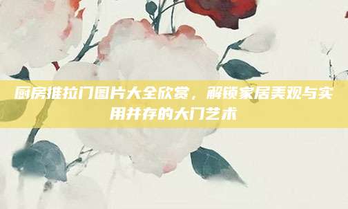 厨房推拉门图片大全欣赏，解锁家居美观与实用并存的大门艺术