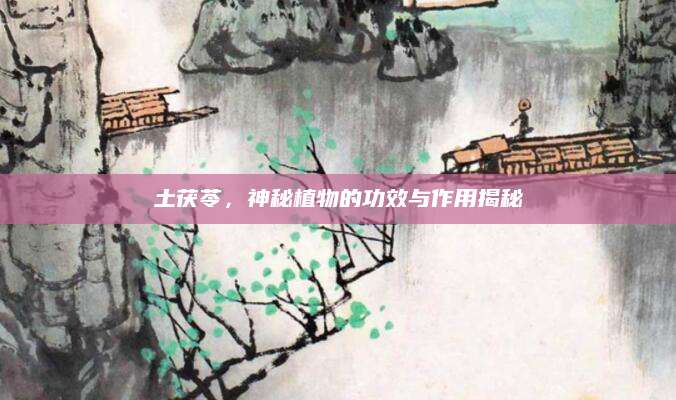 土茯苓，神秘植物的功效与作用揭秘