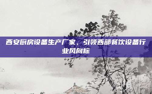 西安厨房设备生产厂家，引领西部餐饮设备行业风向标