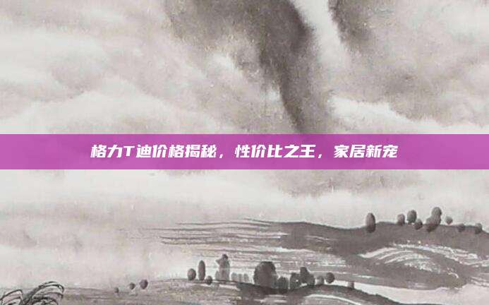 格力T迪价格揭秘，性价比之王，家居新宠
