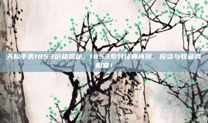 天梭手表1853价格揭秘，1853系列经典再现，投资与收藏两相宜！