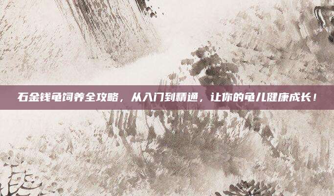 石金钱龟饲养全攻略，从入门到精通，让你的龟儿健康成长！
