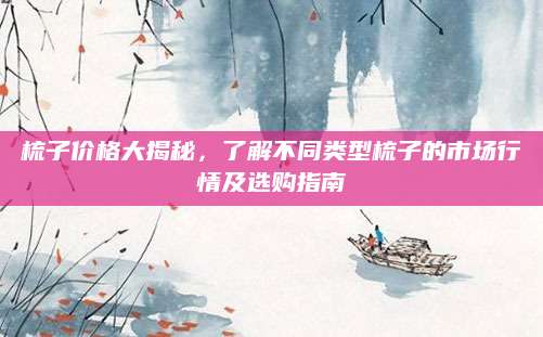 梳子价格大揭秘，了解不同类型梳子的市场行情及选购指南