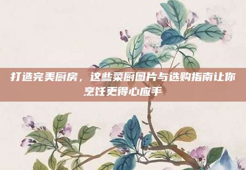 打造完美厨房，这些菜厨图片与选购指南让你烹饪更得心应手