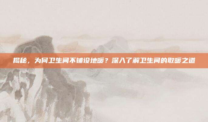 揭秘，为何卫生间不铺设地暖？深入了解卫生间的取暖之道