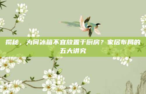揭秘，为何冰箱不宜放置于厨房？家居布局的五大讲究