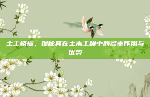 土工格栅，揭秘其在土木工程中的多重作用与优势