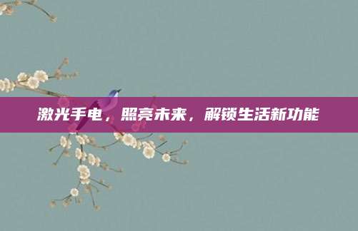 激光手电，照亮未来，解锁生活新功能