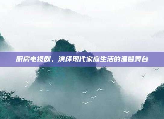 厨房电视剧，演绎现代家庭生活的温馨舞台
