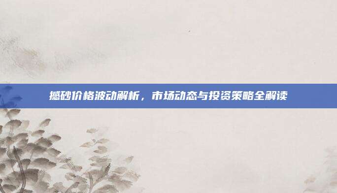 撼砂价格波动解析，市场动态与投资策略全解读