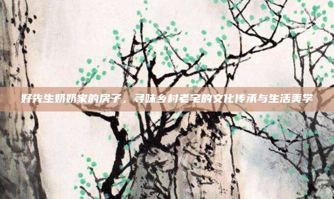 好先生奶奶家的房子，寻味乡村老宅的文化传承与生活美学