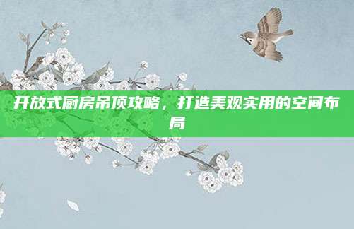 开放式厨房吊顶攻略，打造美观实用的空间布局