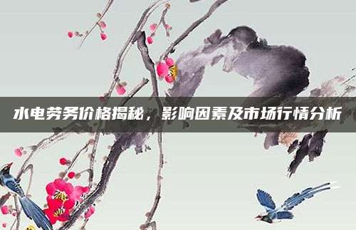 水电劳务价格揭秘，影响因素及市场行情分析
