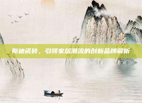 斯迪瓷砖，引领家居潮流的创新品牌解析