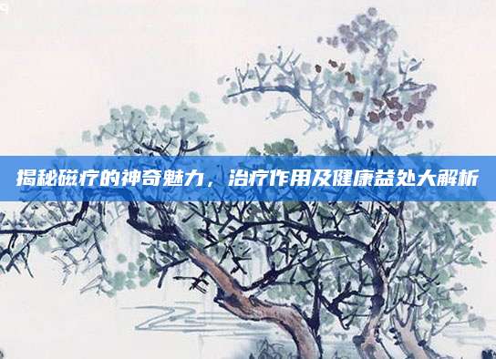 揭秘磁疗的神奇魅力，治疗作用及健康益处大解析