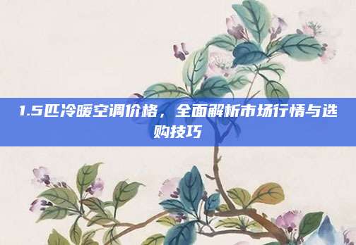 1.5匹冷暖空调价格，全面解析市场行情与选购技巧
