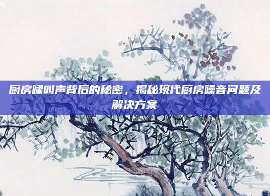 厨房啸叫声背后的秘密，揭秘现代厨房噪音问题及解决方案