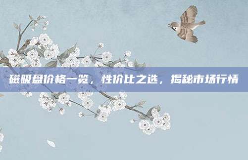 磁吸盘价格一览，性价比之选，揭秘市场行情