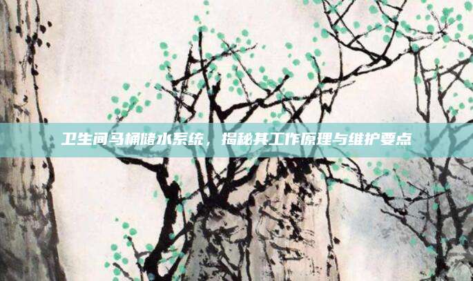 卫生间马桶储水系统，揭秘其工作原理与维护要点