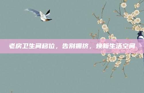 老房卫生间移位，告别拥挤，焕新生活空间