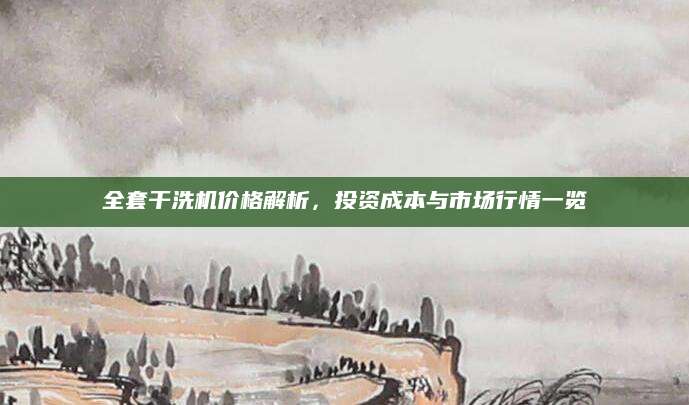 全套干洗机价格解析，投资成本与市场行情一览