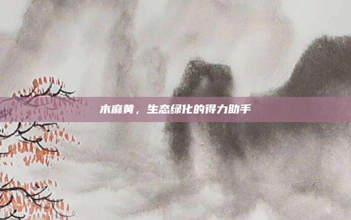 木麻黄，生态绿化的得力助手