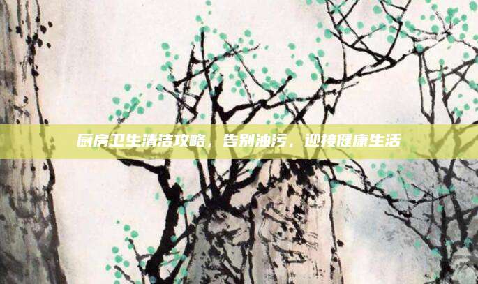 厨房卫生清洁攻略，告别油污，迎接健康生活