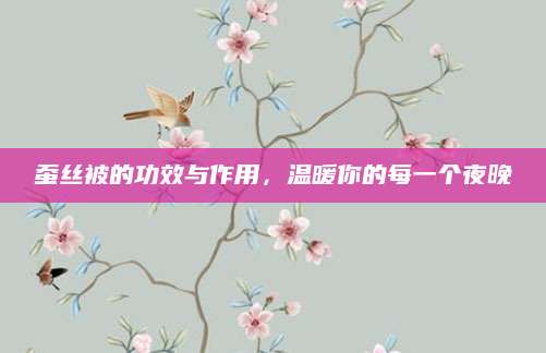 蚕丝被的功效与作用，温暖你的每一个夜晚