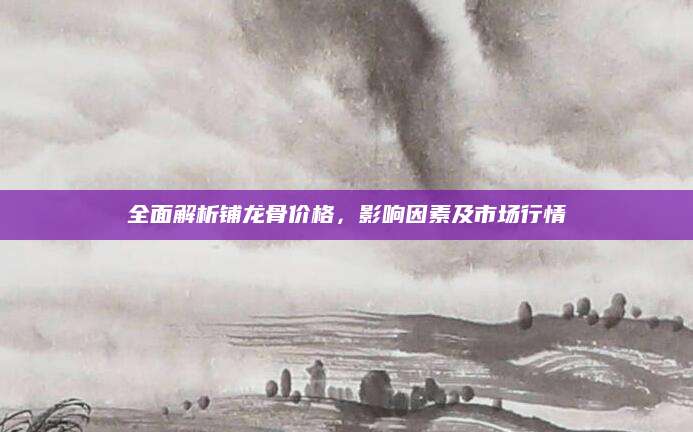 全面解析铺龙骨价格，影响因素及市场行情