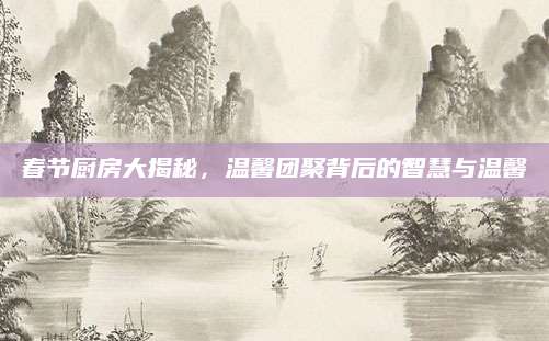 春节厨房大揭秘，温馨团聚背后的智慧与温馨